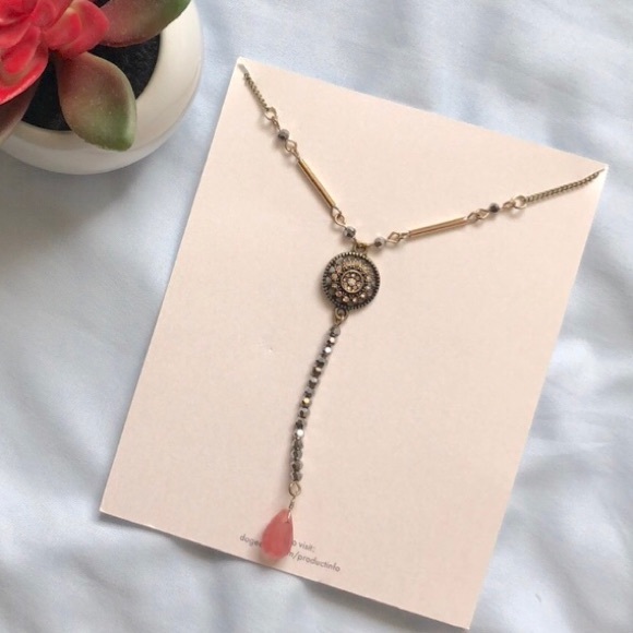 Forever 21 Jewelry - ✨HP ✨ 🦋3 for $8🦋 Lariat Jeweled Necklace